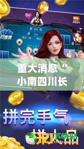 重大消息“小南四川长牌辅助工具	”(原来确实是有挂)