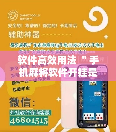 软件高效用法 ＂手机麻将软件开挂是真的吗”真的有挂