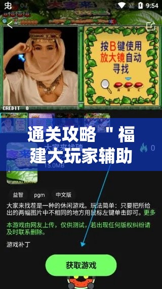 通关攻略 ＂福建大玩家辅助器”原来有神器下载