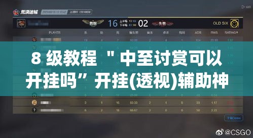 8 级教程 ＂中至讨赏可以开挂吗”开挂(透视)辅助神器