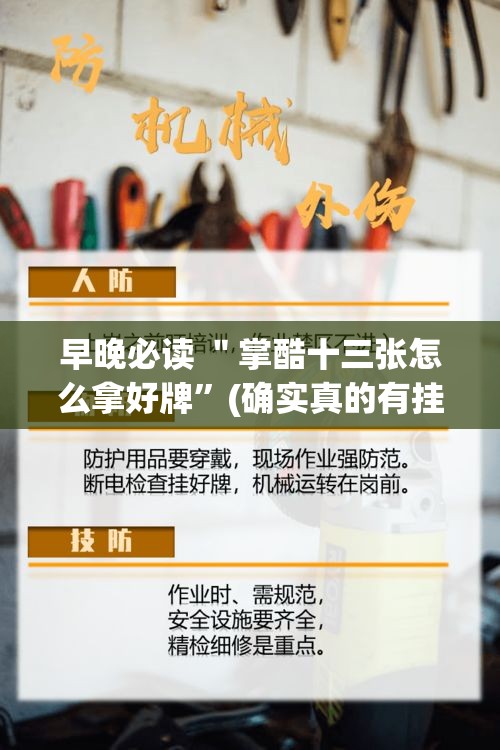 早晚必读 ＂掌酷十三张怎么拿好牌”(确实真的有挂)