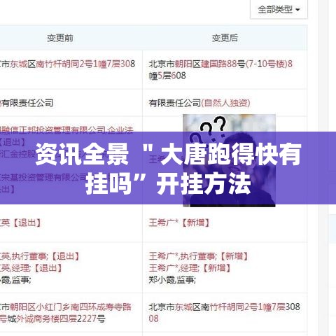 资讯全景 ＂大唐跑得快有挂吗	”开挂方法