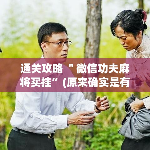 通关攻略 ＂微信功夫麻将买挂”(原来确实是有插件)