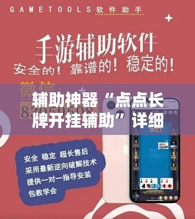 辅助神器“点点长牌开挂辅助”详细外挂透视辅助软件教程
