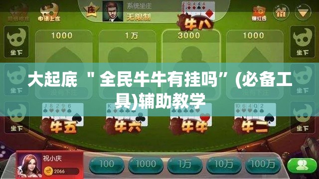 大起底 ＂全民牛牛有挂吗”(必备工具)辅助教学