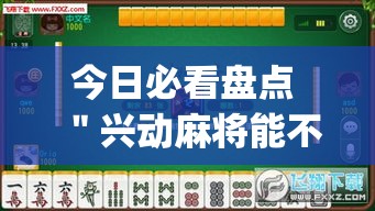今日必看盘点 ＂兴动麻将能不能有挂”(透视曝光猫腻)