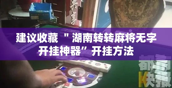 建议收藏 ＂湖南转转麻将无字开挂神器”开挂方法