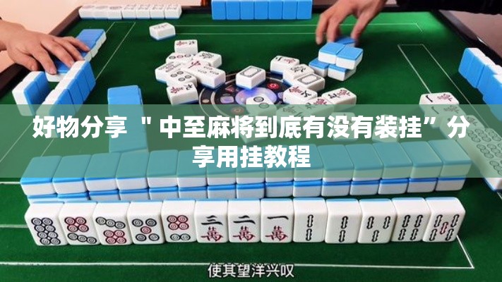 好物分享 ＂中至麻将到底有没有装挂”分享用挂教程