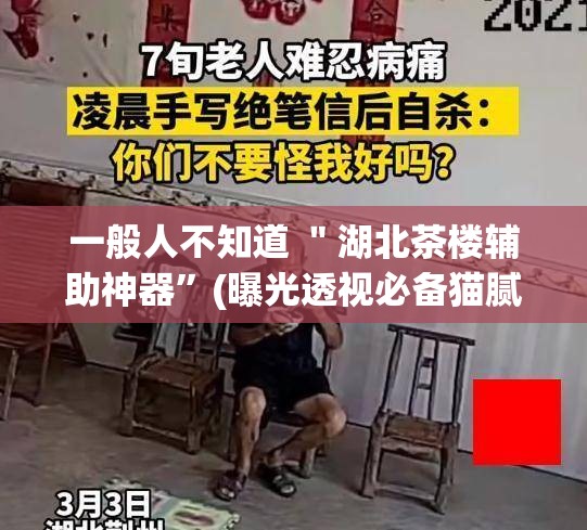 一般人不知道 ＂湖北茶楼辅助神器	”(曝光透视必备猫腻)