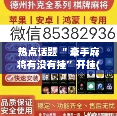 热点话题 ＂牵手麻将有没有挂	”开挂(透视)辅助