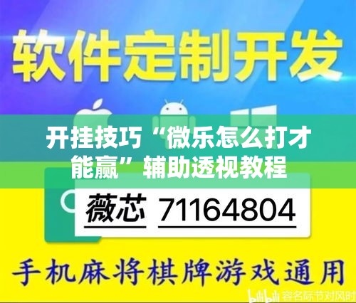 开挂技巧“微乐怎么打才能赢”辅助透视教程