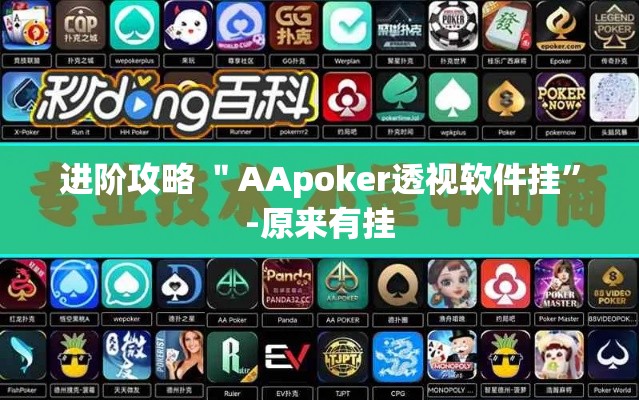 进阶攻略 ＂AApoker透视软件挂”-原来有挂