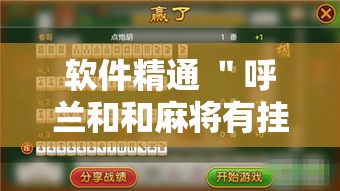 软件精通 ＂呼兰和和麻将有挂吗	”详细透视辅助教程官方正版下载
