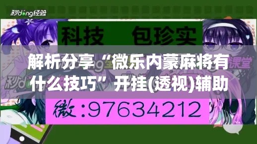 解析分享“微乐内蒙麻将有什么技巧”开挂(透视)辅助教程
