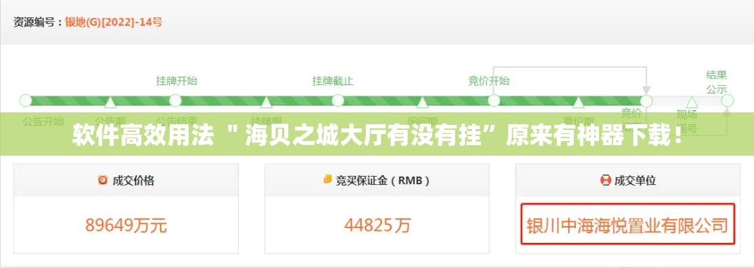软件高效用法 ＂海贝之城大厅有没有挂”原来有神器下载！