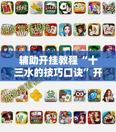辅助开挂教程“十三水的技巧口诀	”开挂辅助详细步骤