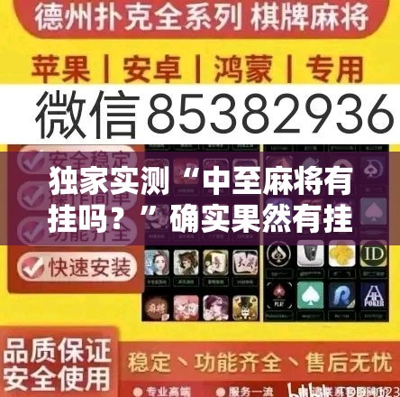 独家实测“中至麻将有挂吗？”确实果然有挂