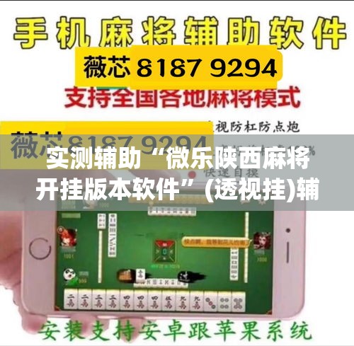 实测辅助“微乐陕西麻将开挂版本软件	”(透视挂)辅助透视教程