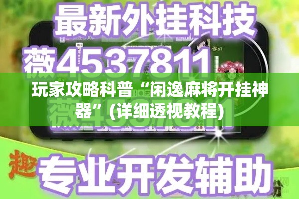 玩家攻略科普“闲逸麻将开挂神器”(详细透视教程)