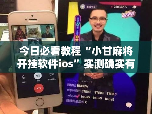 今日必看教程“小甘麻将开挂软件ios	”实测确实有挂