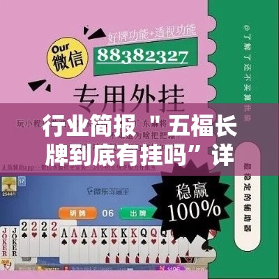行业简报 ＂五福长牌到底有挂吗”详细外挂辅助详细教程