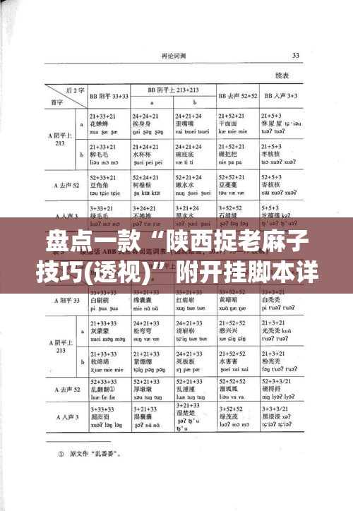 盘点一款“陕西捉老麻子技巧(透视)”附开挂脚本详细教程