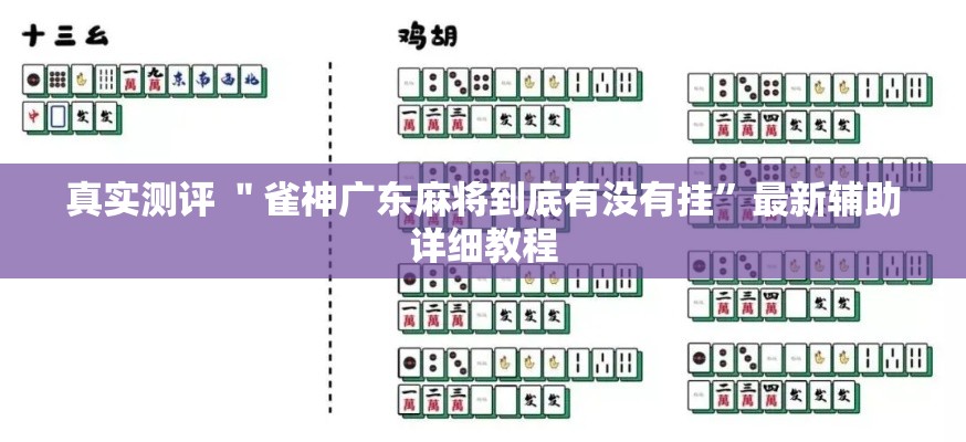 真实测评 ＂雀神广东麻将到底有没有挂”最新辅助详细教程