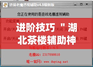 进阶技巧 ＂湖北茶楼辅助神器”(透视挂)辅助透视教程