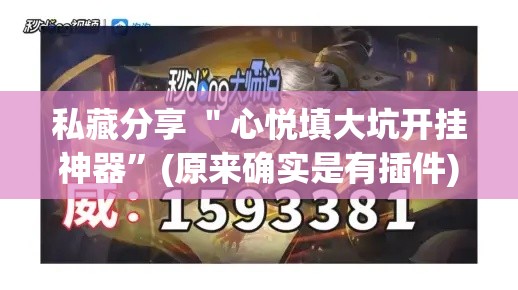 私藏分享 ＂心悦填大坑开挂神器”(原来确实是有插件)