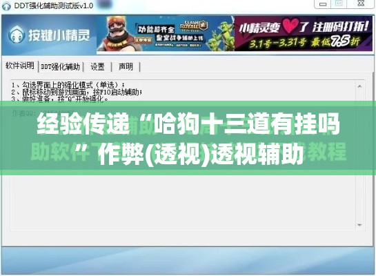 经验传递“哈狗十三道有挂吗”作弊(透视)透视辅助