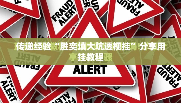 传递经验“胜奕填大坑透视挂”分享用挂教程