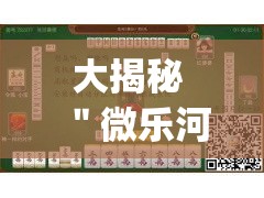 大揭秘 ＂微乐河北麻将怎么打才会赢”(详细开挂教程)