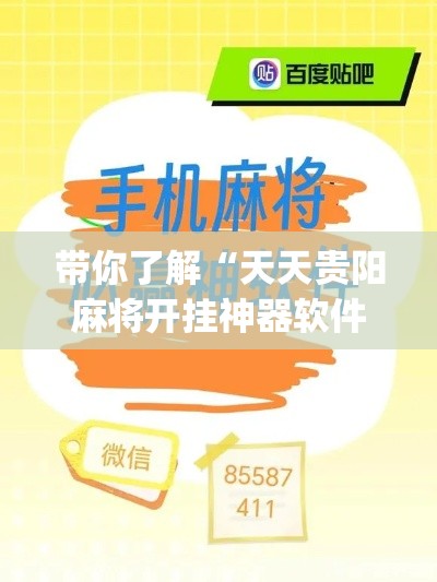 带你了解“天天贵阳麻将开挂神器软件	”(确实真的有挂)