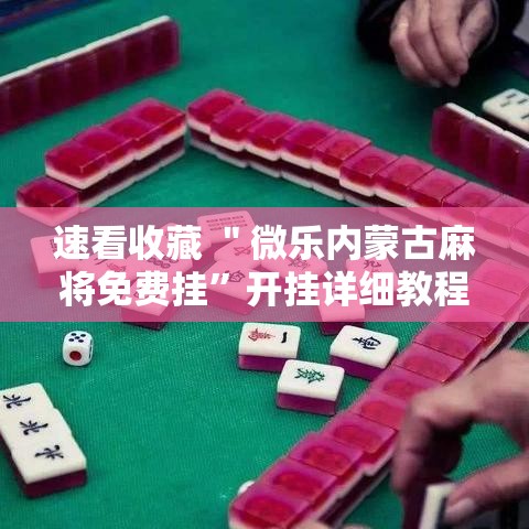 速看收藏 ＂微乐内蒙古麻将免费挂”开挂详细教程