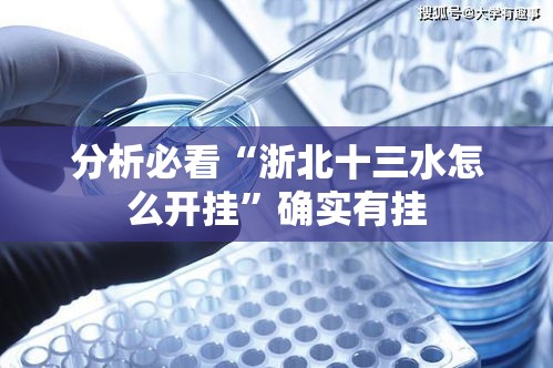 分析必看“浙北十三水怎么开挂”确实有挂