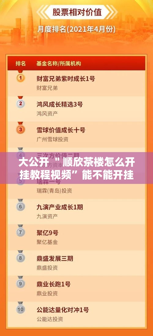 大公开 ＂顺欣茶楼怎么开挂教程视频”能不能开挂!