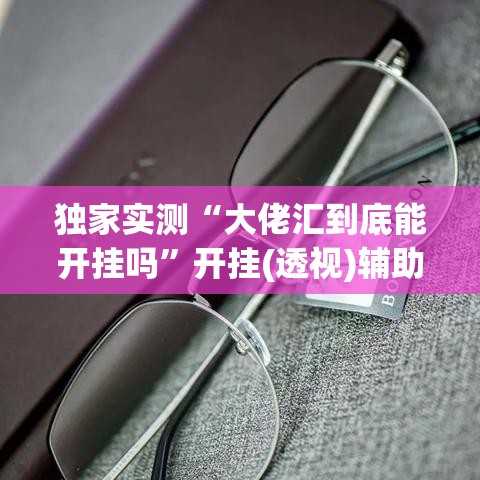 独家实测“大佬汇到底能开挂吗”开挂(透视)辅助