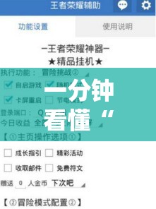 一分钟看懂“游意十三水有挂吗”附开挂脚本