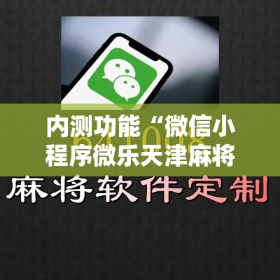 内测功能“微信小程序微乐天津麻将有挂吗”详细外挂透视辅助软件教程
