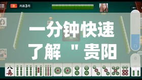 一分钟快速了解 ＂贵阳捉鸡麻将能开挂吗”(外卦神器下载)