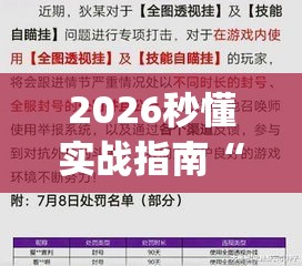 2026秒懂实战指南“边锋老友二打一有没有挂”(透视曝光猫腻)