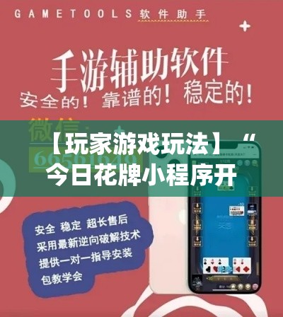 【玩家游戏玩法】“今日花牌小程序开挂(透视挂真的假的)