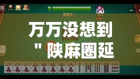 万万没想到 ＂陕麻圈延安麻将有挂么	”开挂安装教程