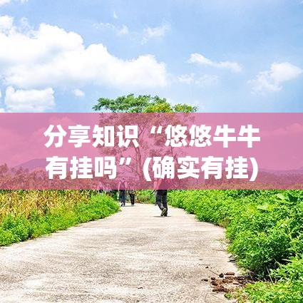 分享知识“悠悠牛牛有挂吗”(确实有挂)