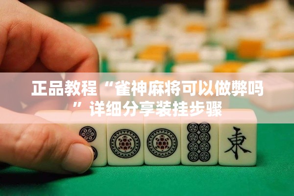 正品教程“雀神麻将可以做弊吗”详细分享装挂步骤
