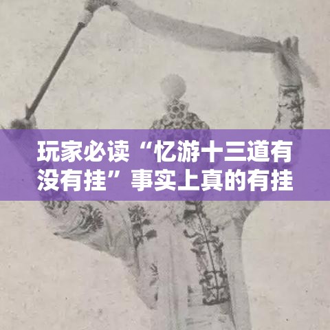 玩家必读“忆游十三道有没有挂	”事实上真的有挂