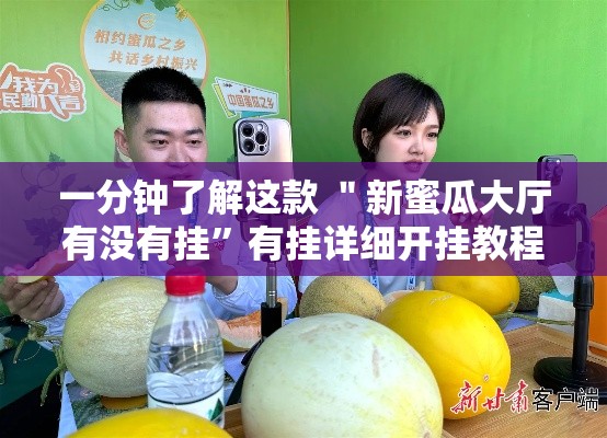 一分钟了解这款 ＂新蜜瓜大厅有没有挂	”有挂详细开挂教程