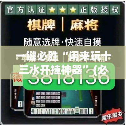一键必胜“闲来玩十三水开挂神器	”(必胜开挂神器)