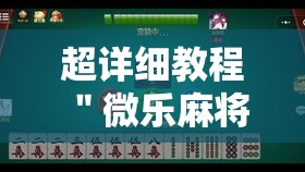 超详细教程 ＂微乐麻将跑得快有挂吗”实测确实有挂