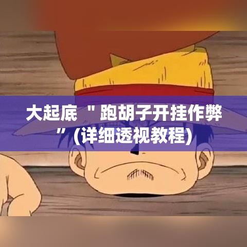 大起底 ＂跑胡子开挂作弊”(详细透视教程)